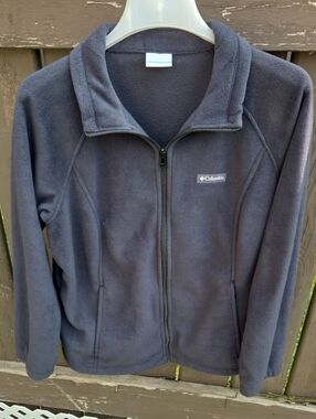 Columbia Full-Zip Fleece Jacket - Dark Charcoal Grey